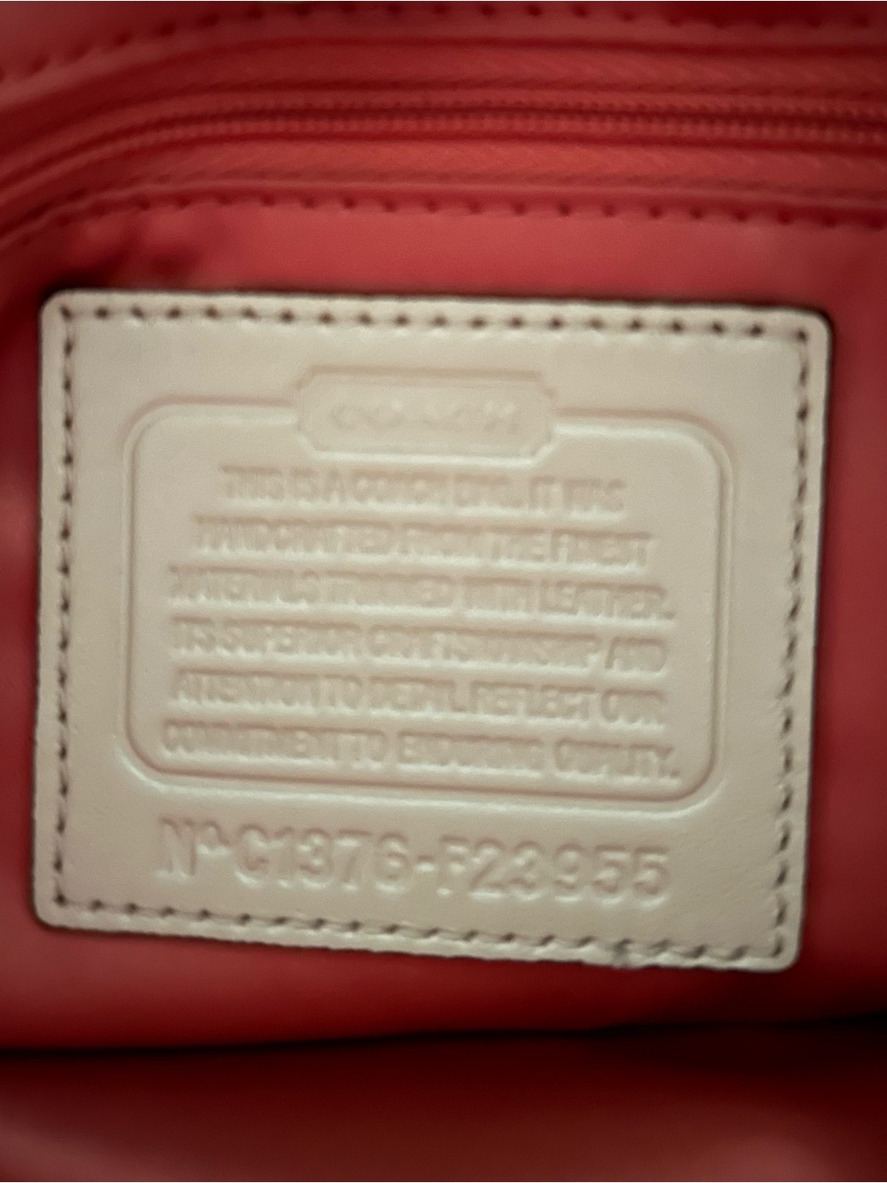 Coach Multicolor Circle Print Shoulder Bag with Cream Trim - Picture 10 of 12